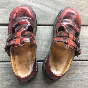 Dr Martens 8065 Oxblood Red Mary Janes UK 5/US 7